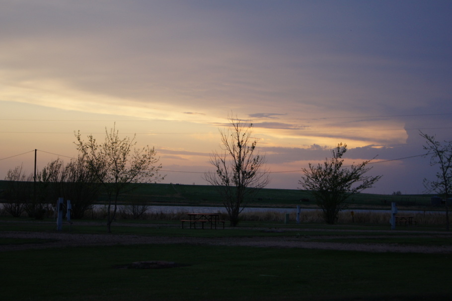 Sunset at Belvidere East Campground