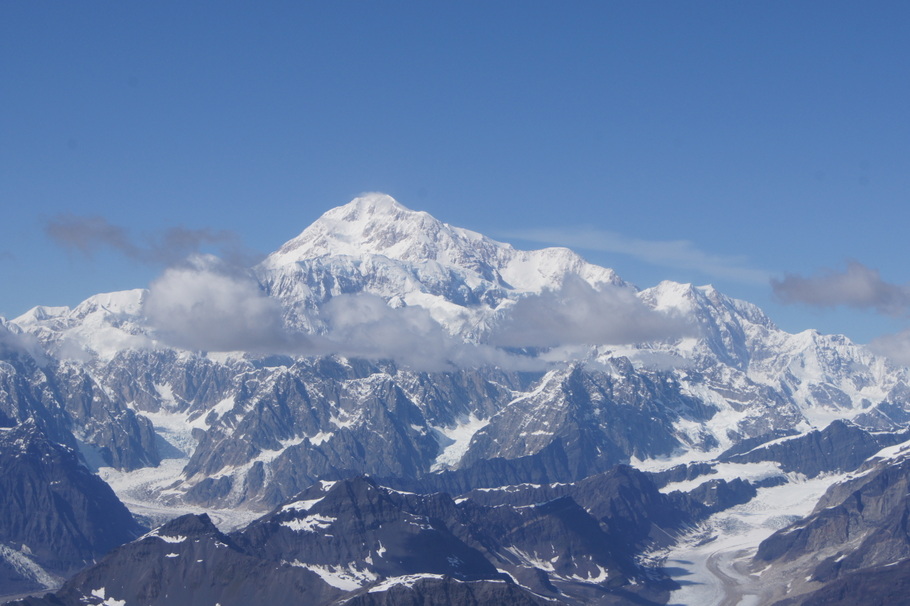 We went really close to Mt. McKinley