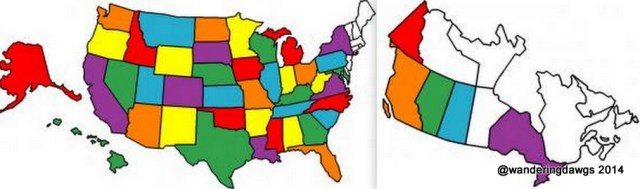 2014Visited States and Provinces