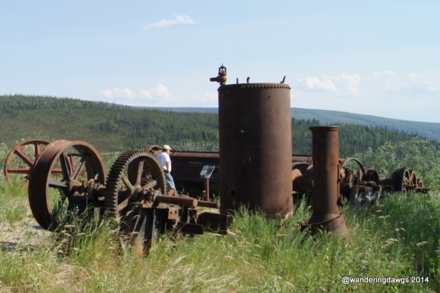 Gold Mining Equipment in Chicken, Alaska