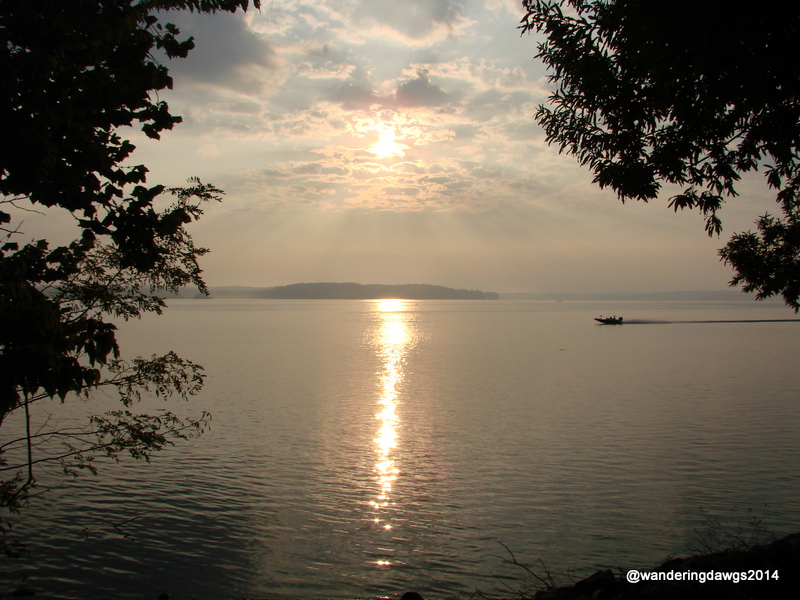 Sunrise over Lake Barkley, Kentucky from Canal COE