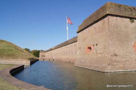 Ft. Puaski National Monument is a landmark visible from the highway as you travel east from Savannah to Tybee Island, GA