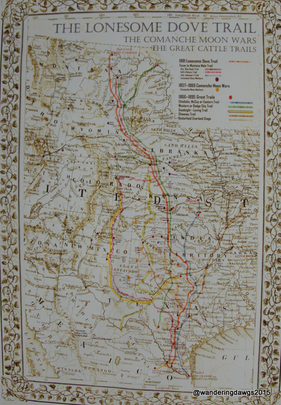 Lonesome Dove Trail Map