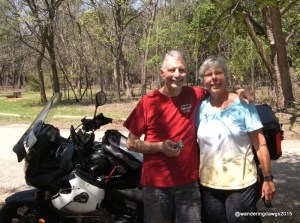 Visiting with my friend Tim was the highlight of the day!