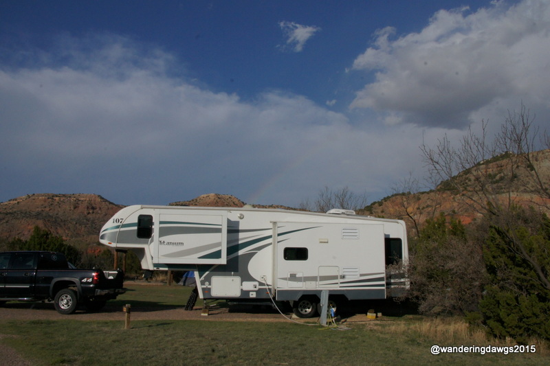 Rainbow after a short rain shower