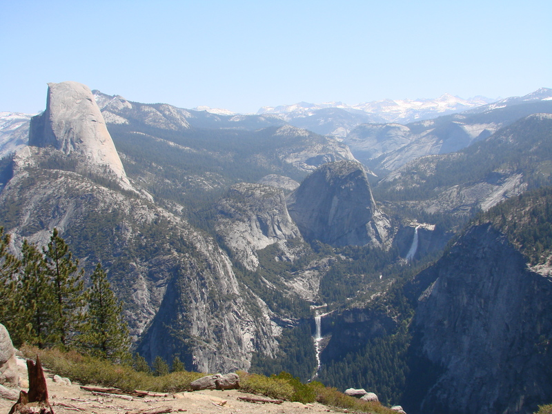 We took a drive on Glacier Point Road in Yosemite National Park, California
