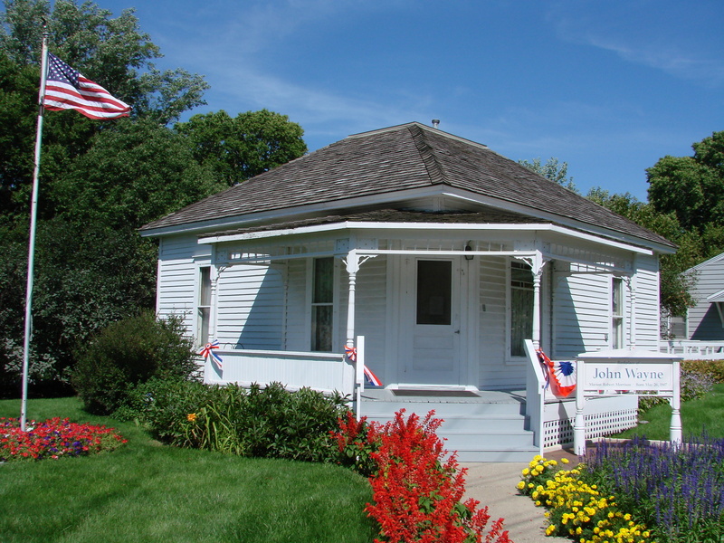 John Wayne's birthplace in Winterset, Iowa