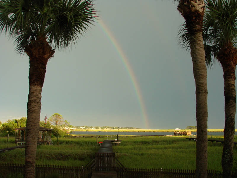 Double Rainbow after a summer storm