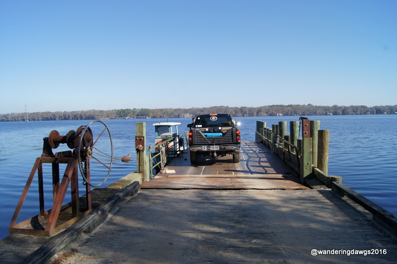 Waiting to cross the St. John's River on the Fort Gates Ferry