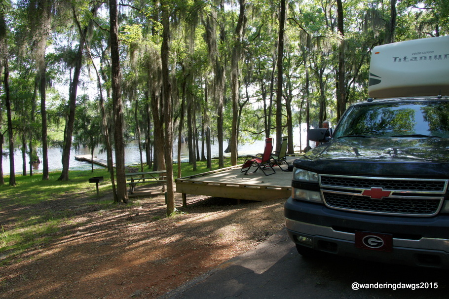 Waterfront Camping at Lake Bistineau State Park, Doyline, Louisiana
