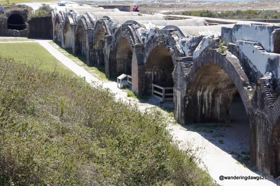 Another view of the arches at Fort Pickens