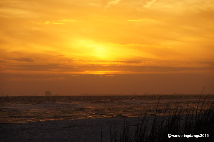 Sunset over the Gulf