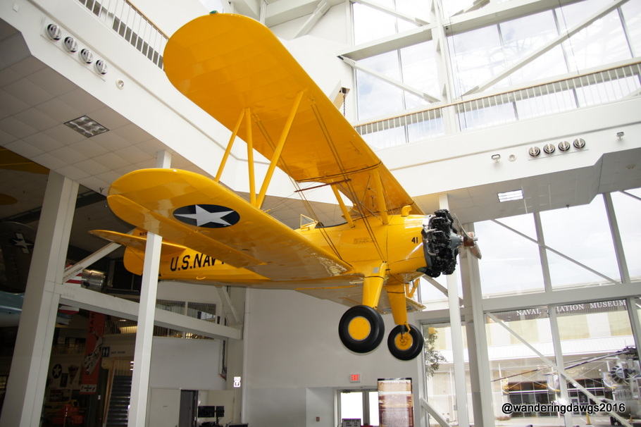 Old U. S. Naval Biplane