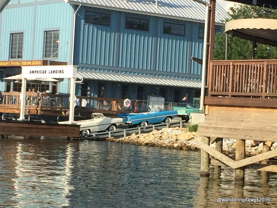 Rent an amphicar to tour the lake