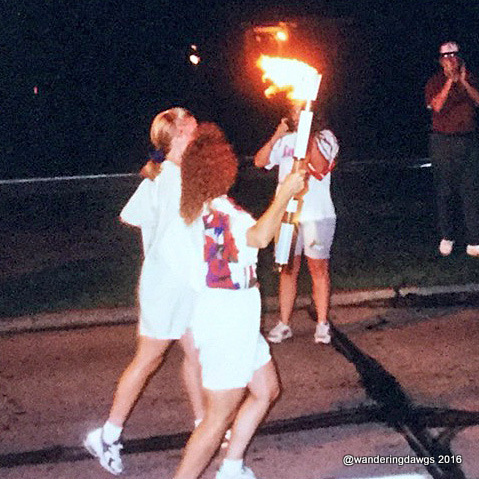 1996 Olympic torch relay in Savannah