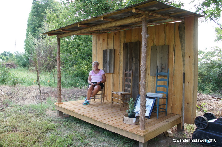 Porch sitting in the Briar Patch