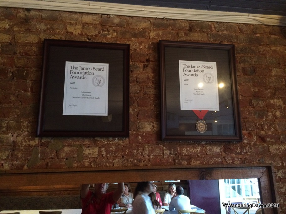 Two of the Four James Beard Awards at City Grocery