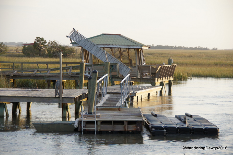 Several docks had damage