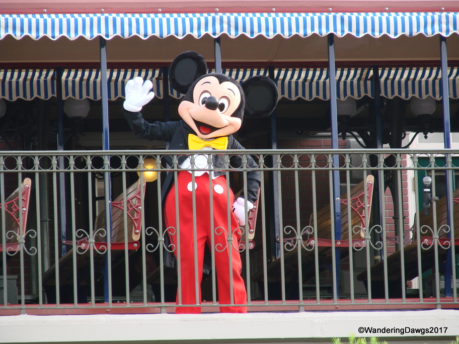 Micky welcomes us to the Magic Kingdom