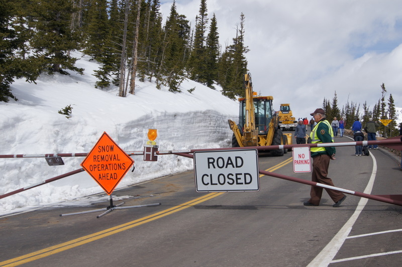 At Rainbow Curve on Trail Ridge Road in Rocky Mountain National Park, about 11,000 feet