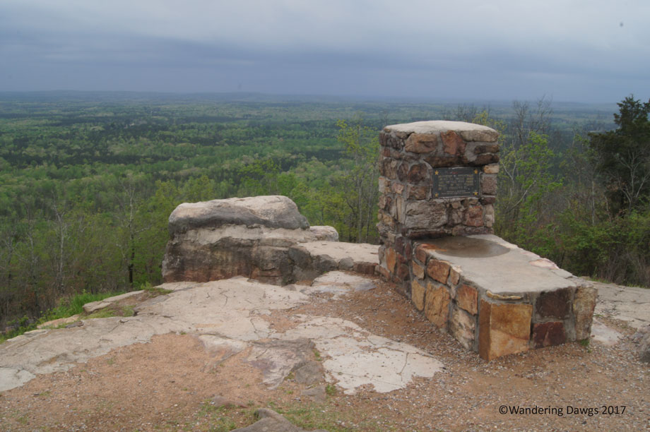 Dowdell's Knob with FDR's barbeque pit