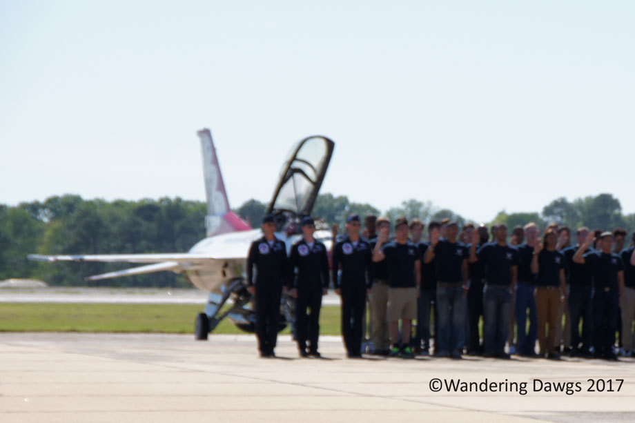 U.S. Air Force recruits being sworn in