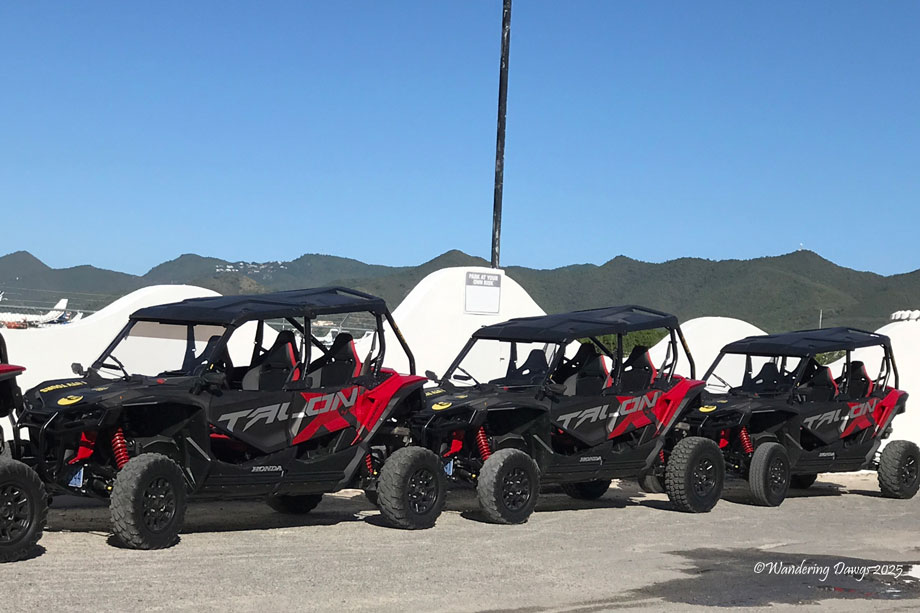 Henry drove is around St. Martin in one of these Talons